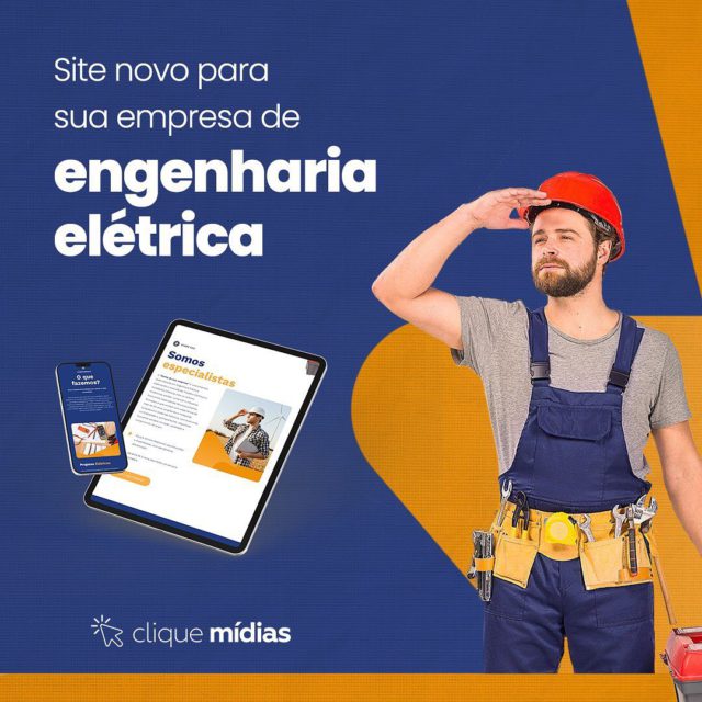 Site novo para sua empresa de elétrica! 👷‍♂️💡