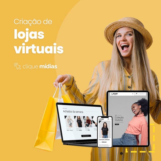 Precisa de uma loja virtual? Conte conosco! 🛍️😉
.
Acesse: cliquemidias.com.br